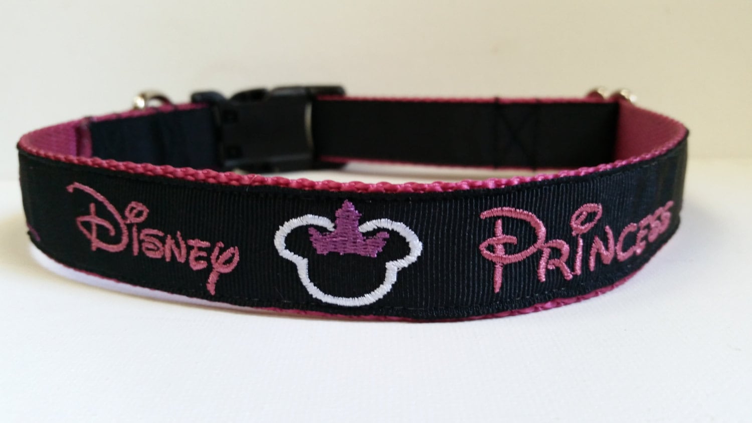 Disney Princess Embroidered Dog Collar