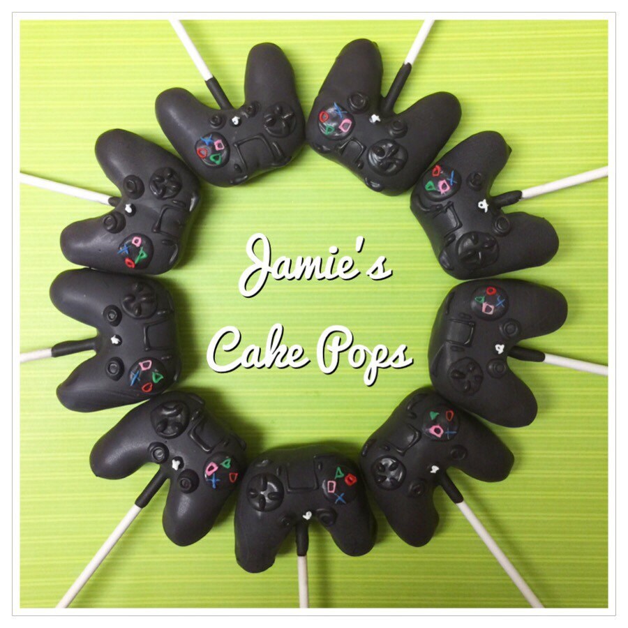 Video Game controller cake pops