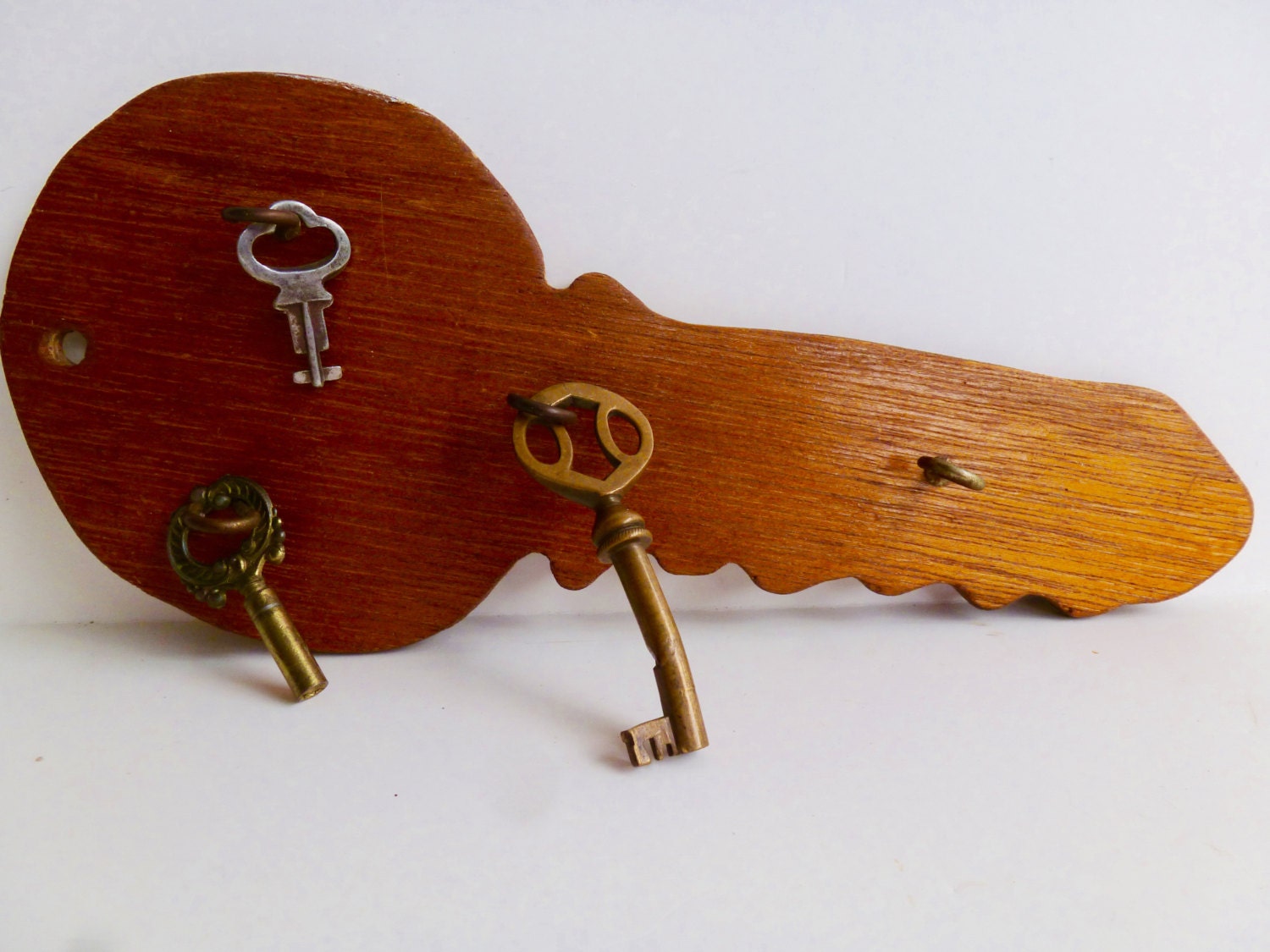 Primitive Hand Made Wooden Key Holder Haute Juice