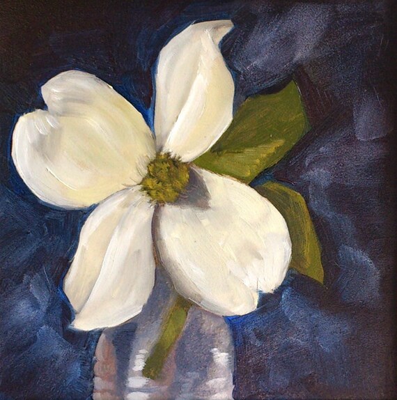 Flower Painting Dogwood Painting Dogwood Oil Painting