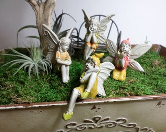 Fairy Garden Fairy Fidget Toy Elfin Pixie Miniature Gardening Enchanted Garden Container Gardening Terrarium Kit Fairy Garden Supply Faeries
