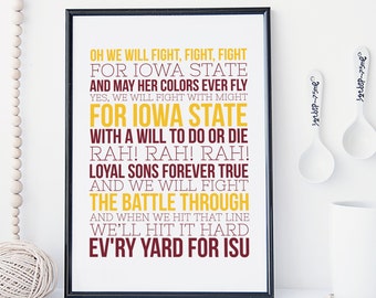 Song lyrics print  Etsy