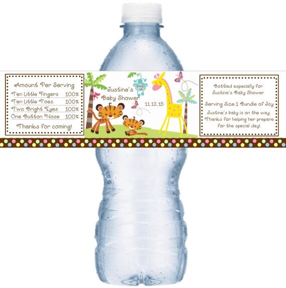 labels bottle for paper waterproof water Fisher Water Labels Price by Bottle FavorsToday Baby 49 Shower