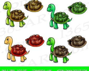 Turtle clip art | Etsy