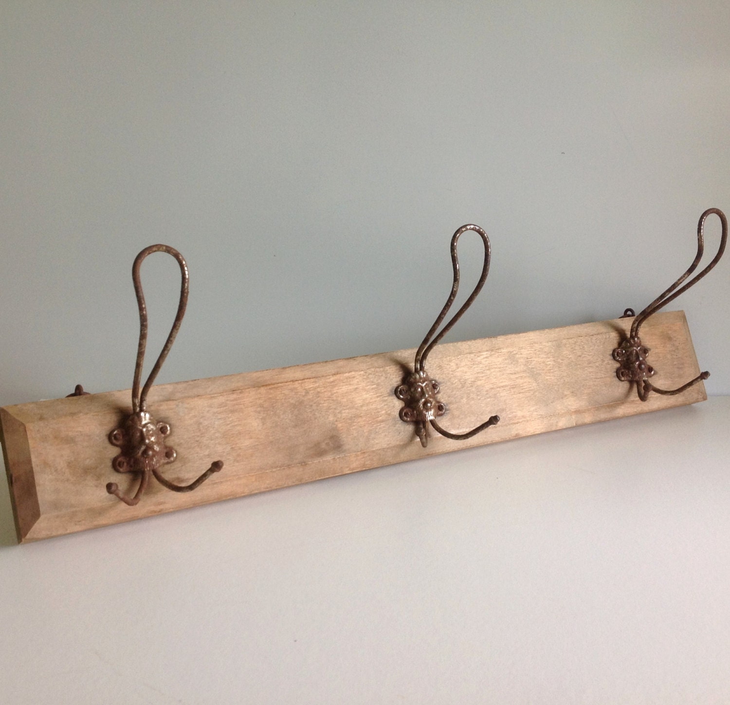 coat hooks / vintage coat rack / shabby chic Haute Juice