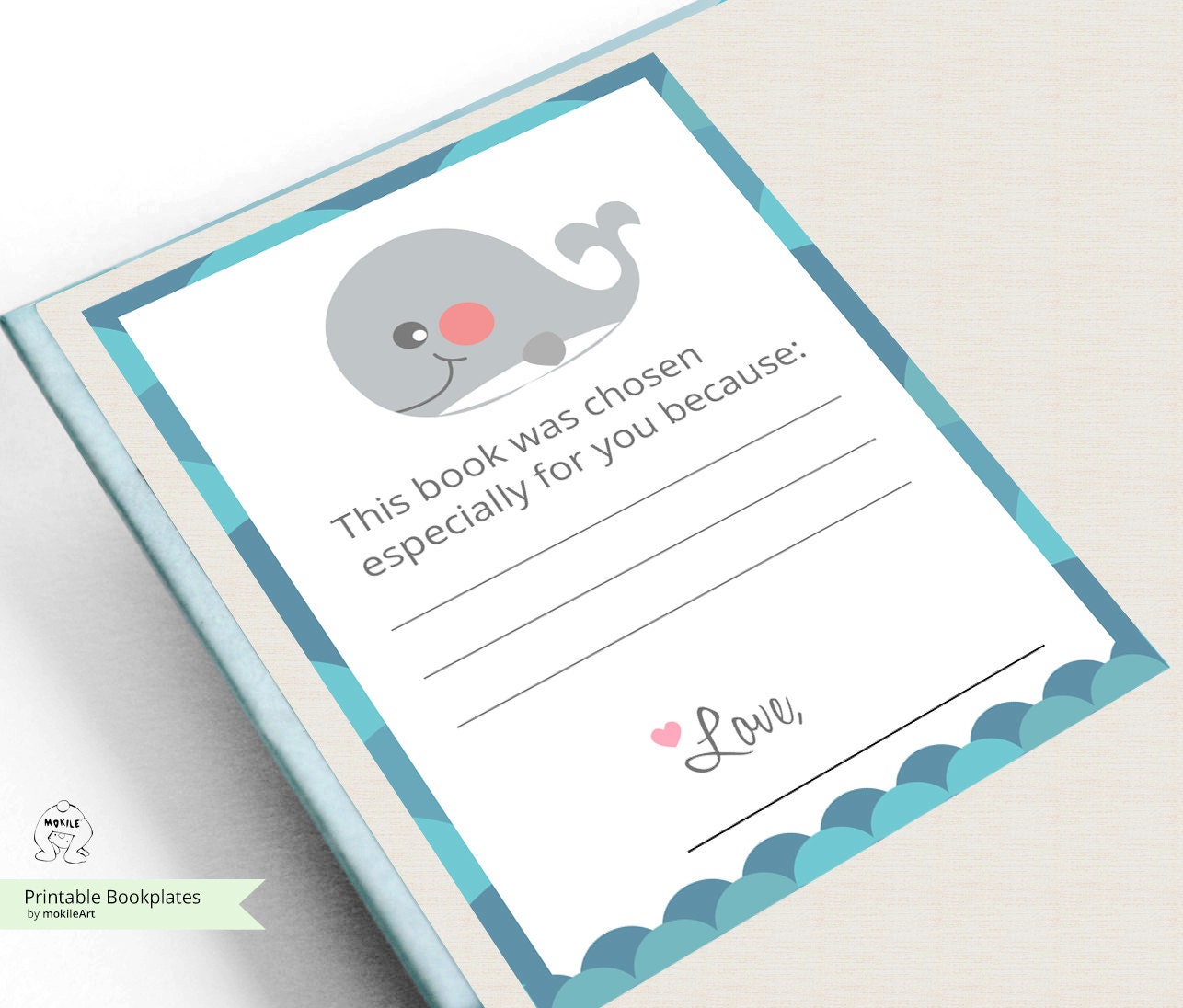 Printable Bookplates Book Plates Baby Shower Bookplate