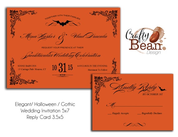 Unique Halloween Wedding Invitations 10