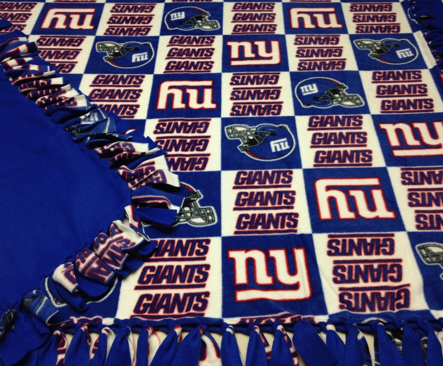 New York Giants Fleece BlanketNo Sew Fleece BlanketLarge