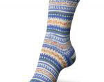 Regia 4-ply Design Line Sock Yarn by Arne & Carlos Color #3656 Moon Light Regular Price is 9.50