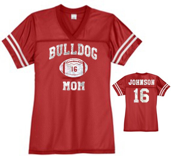 Front and Back Ladies Football Jersey in 8 by SixGlitteringGirls