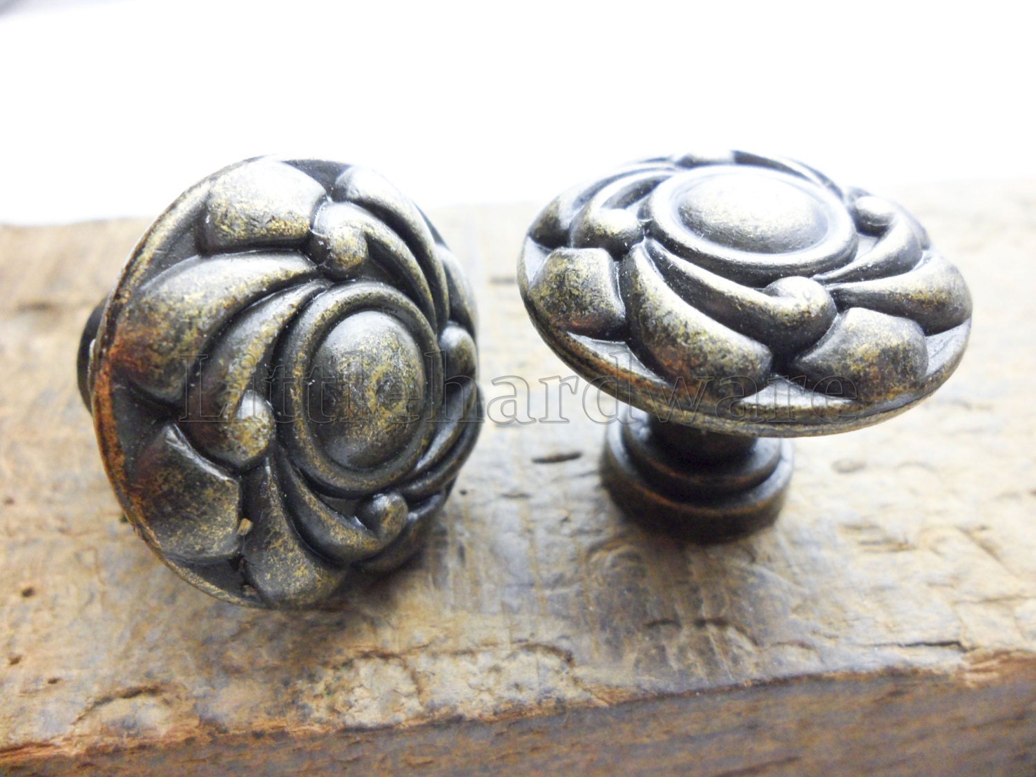 Diameter 25.5mm “My Rose” Knobs vintage drawer pulls /