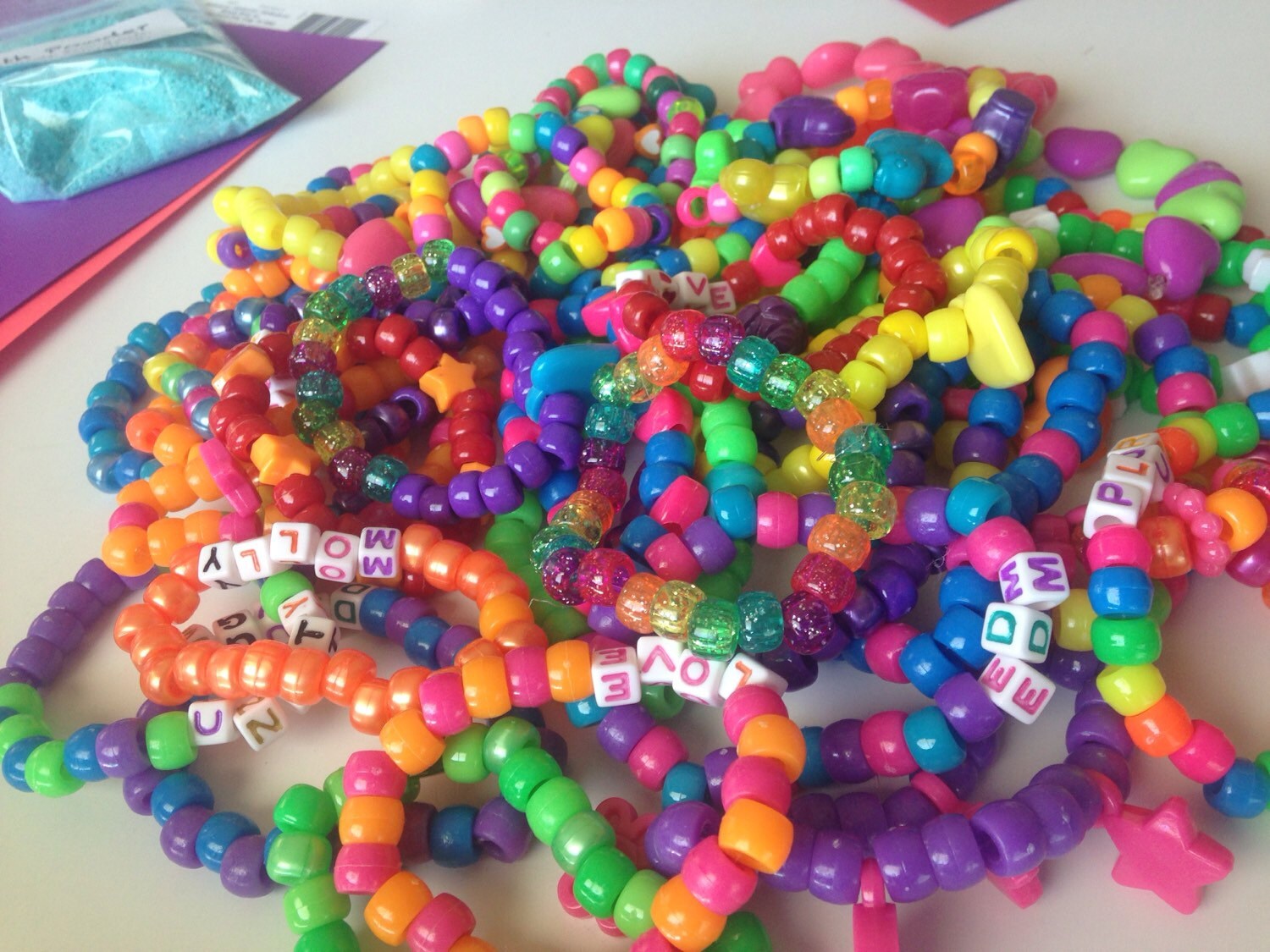 Kandi Bracelets / Set of 5 bracelets / Rave by TheQuirkyRoom