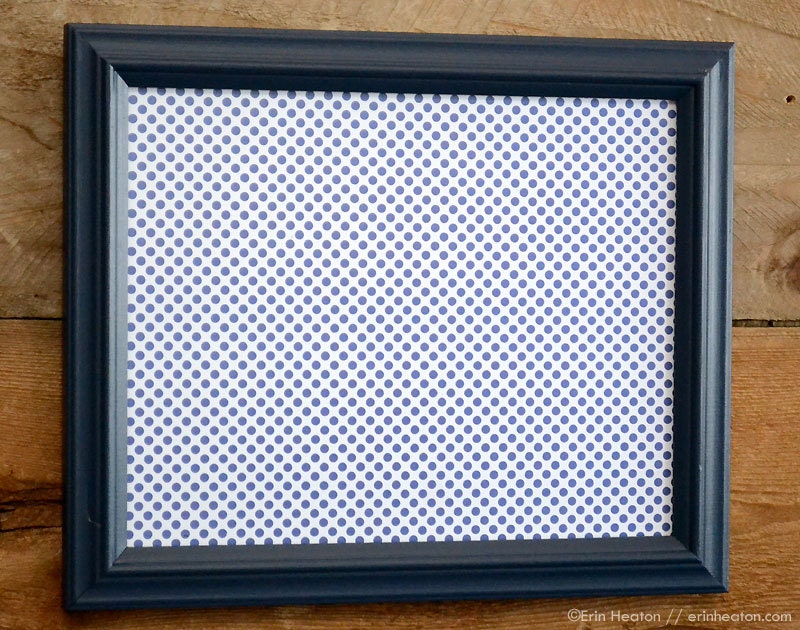NAVY BLUE 8x10 upcycled wood picture frame by erinheaton on Etsy