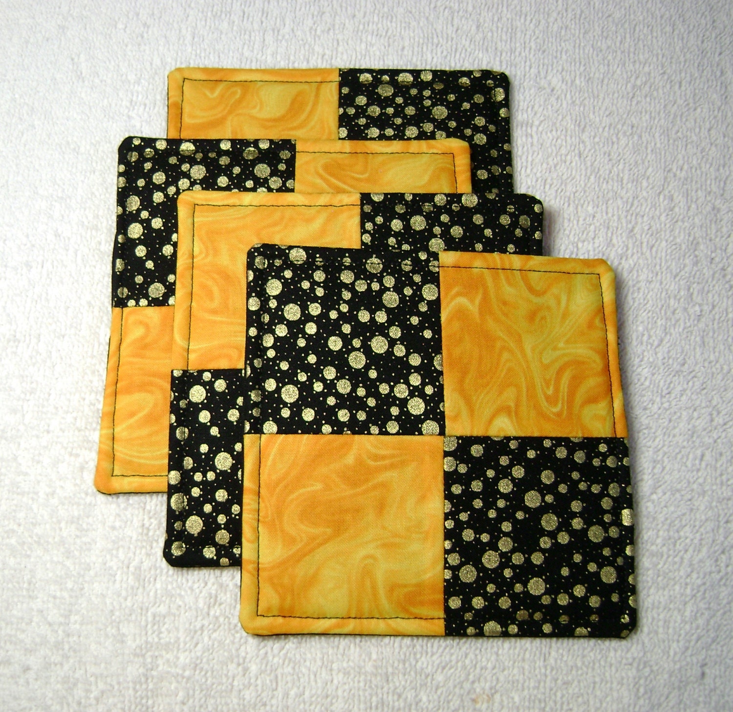 Kitchen Coasters Fabric Coaster Sets Quilted Coasters 4