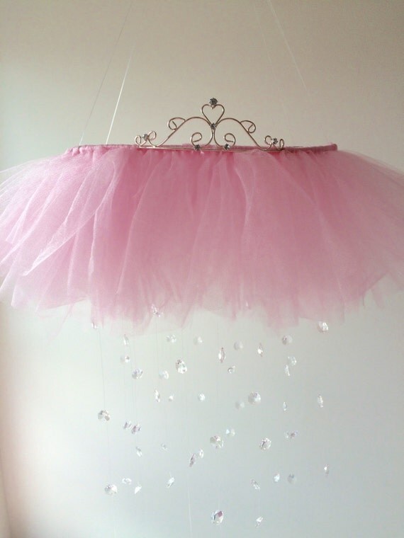 Items similar to crystal baby mobile, AVAILABLE in OTHER COLORS