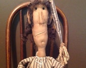 Primitive Stuffed Scrooge Doll Primitive Stuffed Scrooge Doll
