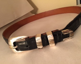 Blackjack alligator belts