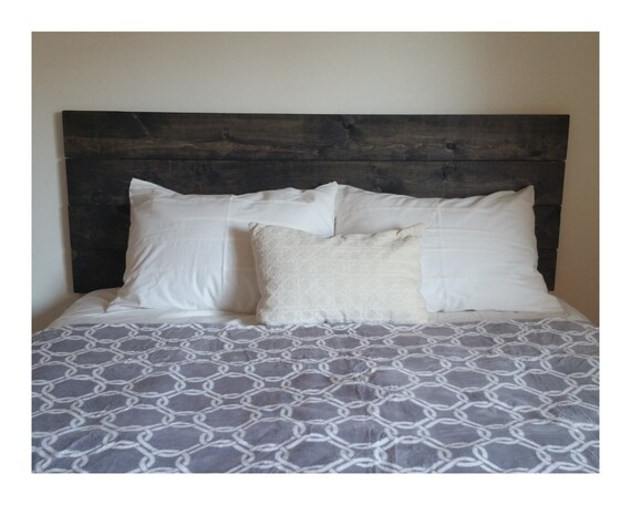 King Headboard Wood Bed Headboard Bedroom by MaverickIndustrial