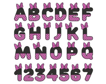 minnie mouse alphabet – Etsy