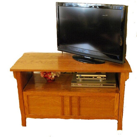 Items similar to Mission Style TV Stand | Modern Media ...