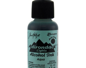 Tim Holtz Adirondack Alcohol Ink Lights AQUA 0.5oz (PM4001)