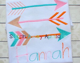Tribal Arrow Trio Machine Embroidery Design