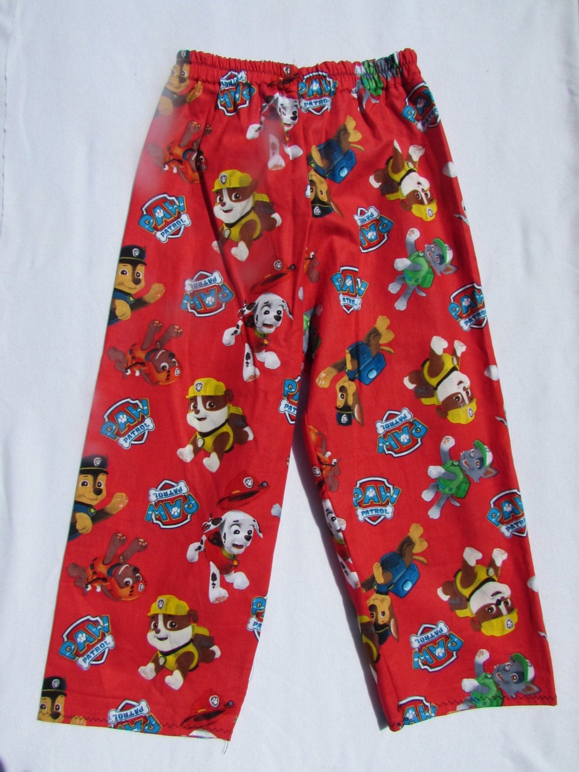 paw print pajama pants
