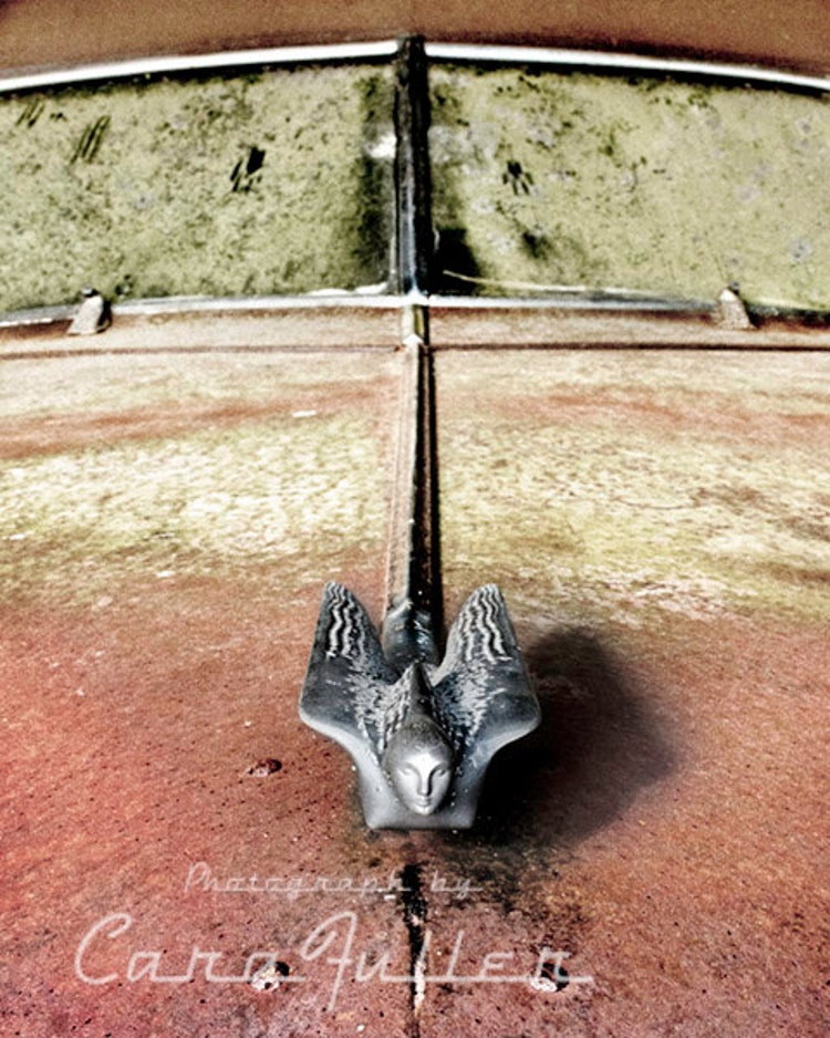 1942 Cadillac Angel Hood Ornament Photograph by CaraFullerPhotos