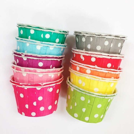 20 Rainbow Candy Cups Nut Cups Ice Cream Cups Cupcake Liners