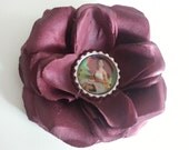 Pin Up with Red Umbrella Hair Flower- Pin Up Hair Flower On Dark Purple/Red- Hair Flowers- Rockabilly Hair Flowers- Psycho-billy Hair Flower Pin Up with Red Umbrella Hair Flower- Pin Up Hair Flower On Dark Purple/Red- Hair Flowers- Rockabilly Hair Flowers- Psycho-billy Hair Flower