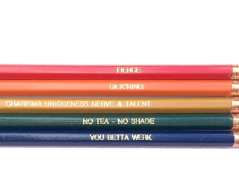 Ru Paul Drag Race, Pride Colored Inspirational Pencils