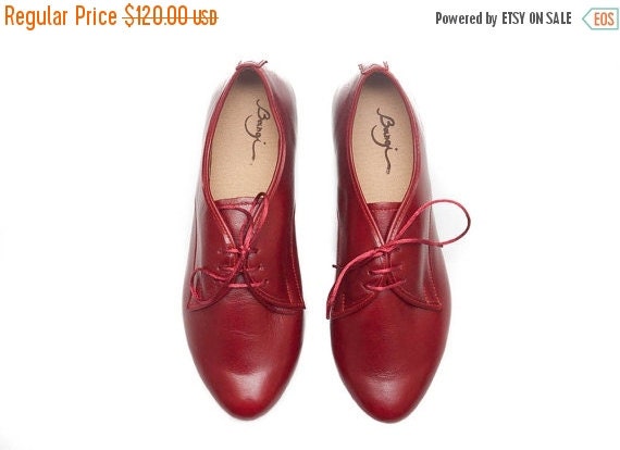 red bottom oxford shoes