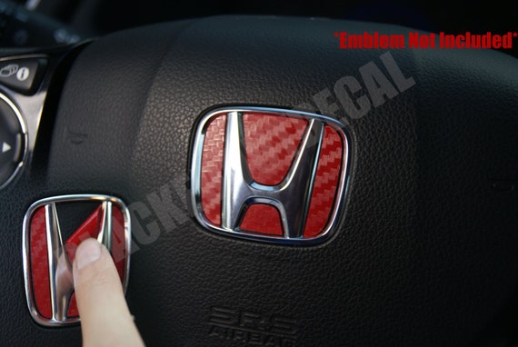 Honda civic steering wheel decal #7