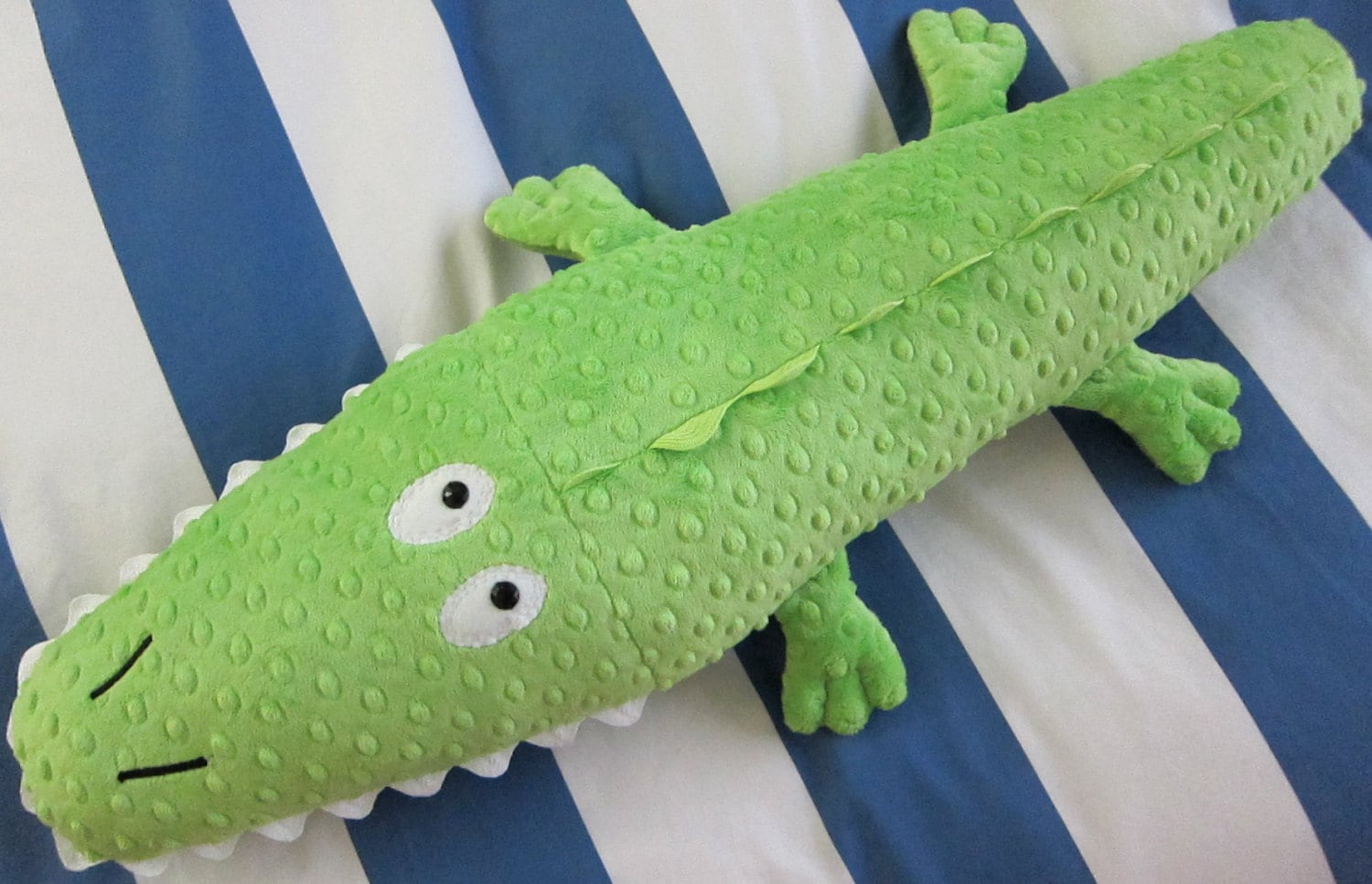 large plush alligator