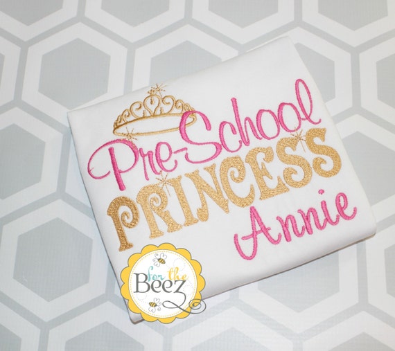 preschool princess shirt