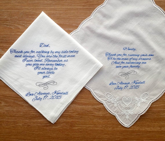 Set Of Two Handkerchiefs Personalised Wedding Handkerchief   Il 570xN.811006055 4h0a 