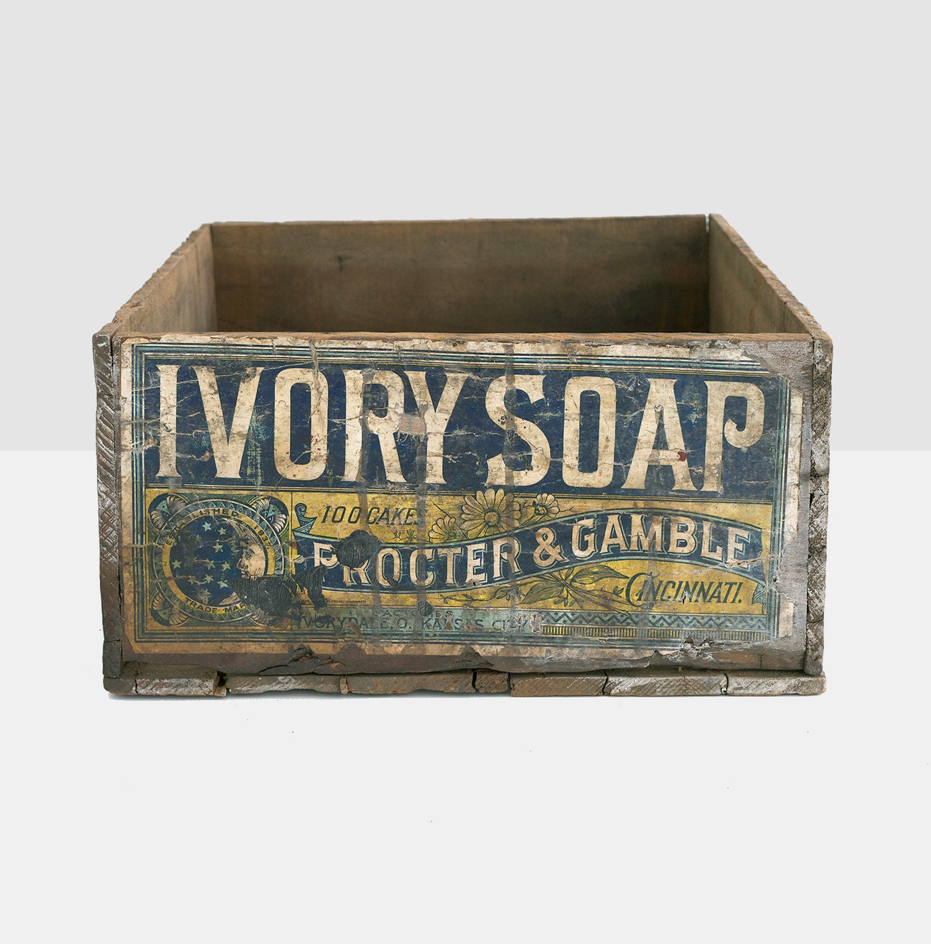 ivory soap crate ivory soap wood crate antique soap crate