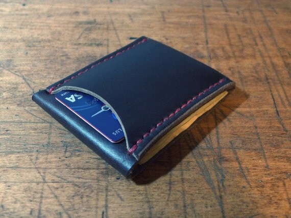 The Sawbuck  Horween Chromexcel Brown Leather Cash and Card Wallet 