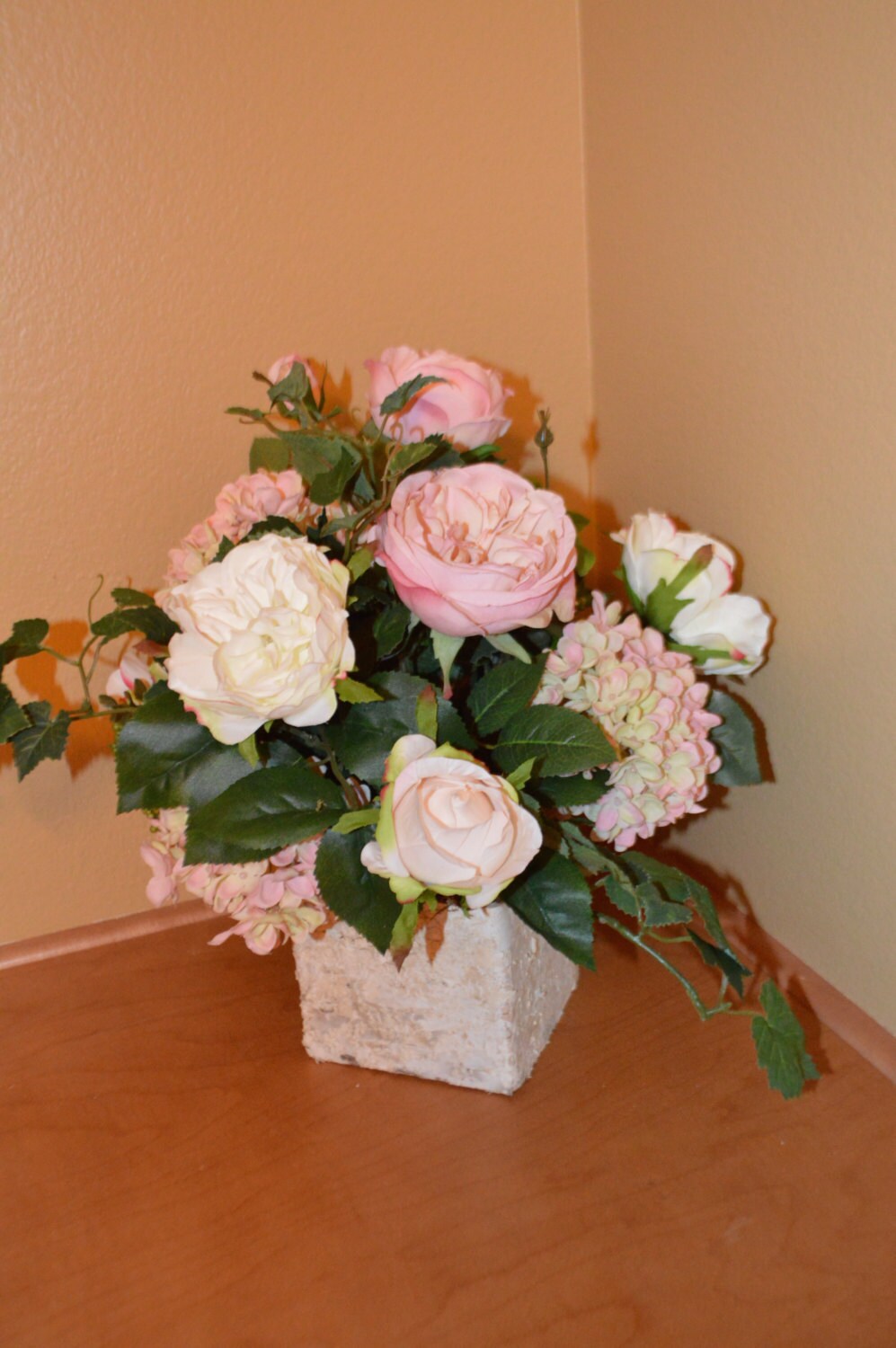 Wedding centerpiece Tabletop Centerpiece Rose Centerpiece