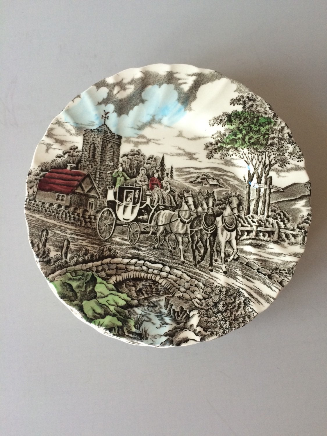 Vintage Myott Royal Mail Plates English Staffordshire china