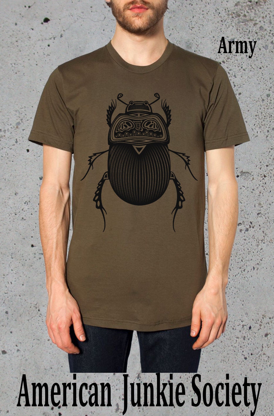 Bug Insect T Shirt Beetle T-shirt__Boyfriend by AmericanJunkieSoc