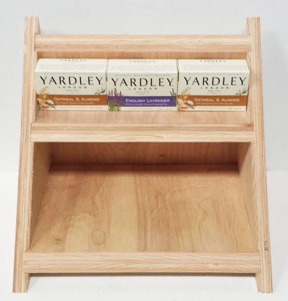 Wooden Soap Display Stand 2 Tiers by CustomSoapStamps on Etsy