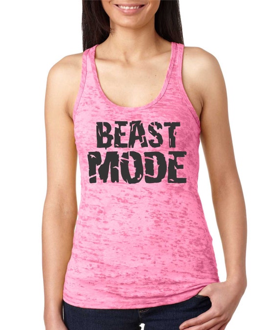 Beast Mode Tank Top.Womens Workout tank top. Fitness Tank Top.Womens ...