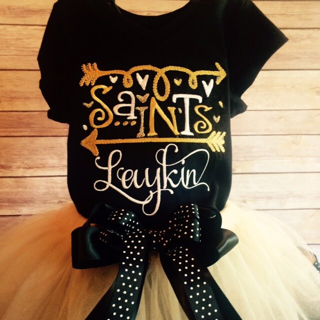 New Orleans Saints Cheerleader Tutu Costume