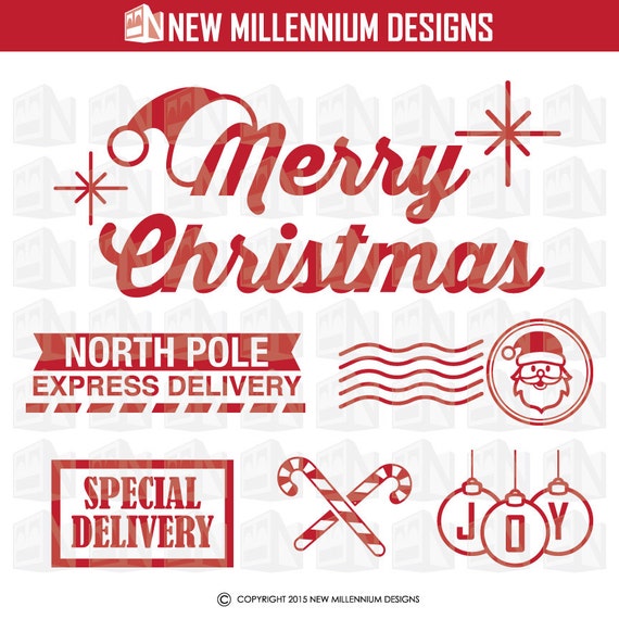 Download Santa Sack Christmas Package Graphics SVG by ...