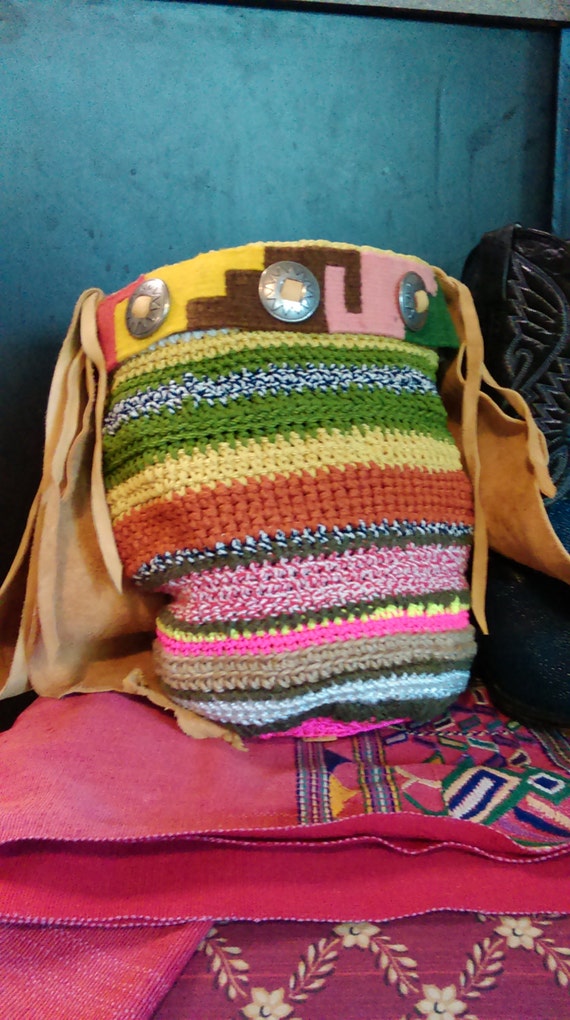 Navajo Inspired Wedding Basket crochet by