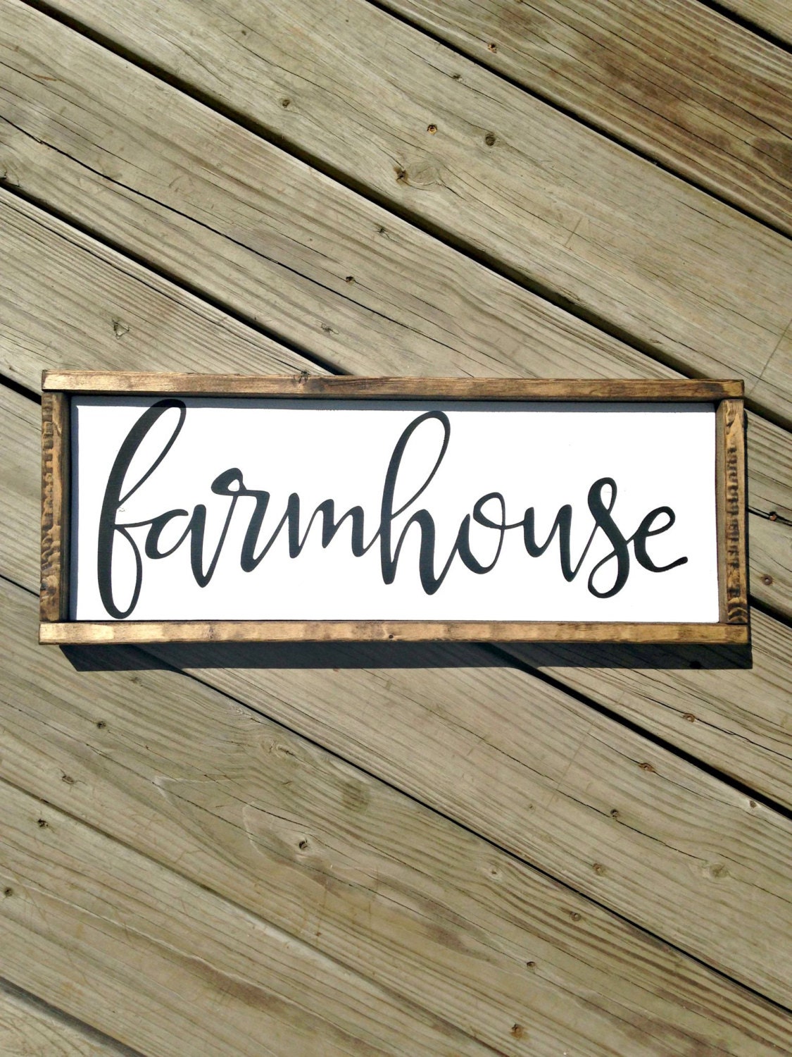 Farmhouse sign farmhouse decor wood by WoodenThatBeSomethin