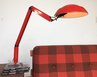 Rare XL danish desk lamp from Nordisk Solar designed by Jorgen Gammelgaard