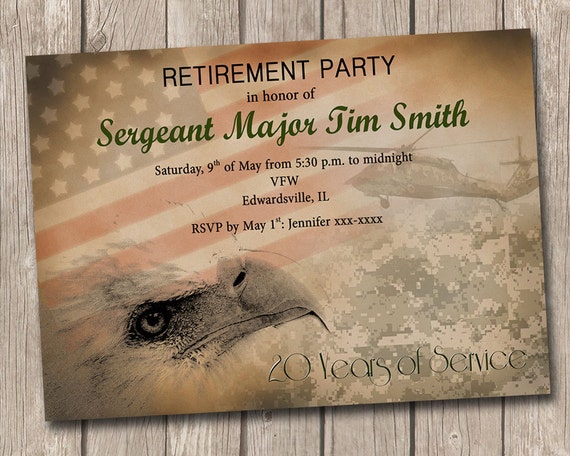 Example Of Retirement Reception Invitations 9