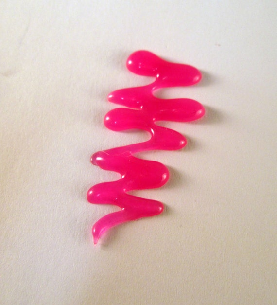 10 hot pink translucent glue sticks for crafts and